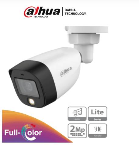 DAHUA DH-HAC-HFW1209TLMN-A-LED-S3 - Camara Bullet Full Color de 2 Mp/ 1080p/ p2.8mm/ 108°/ Microfono/ 40 Metros IR/ DWDR/ IP67/ Metalica+Policarbonato - DAHUA DH-HAC-HFW1209TLMN-A-LED-S3 - Camara Bullet Full Color de 2 Mp/ 1080p/ p2.8mm/ 108°/ Microfono/ 40 Metros IR/ DWDR/ IP67/ Metalica+Policarbonato -